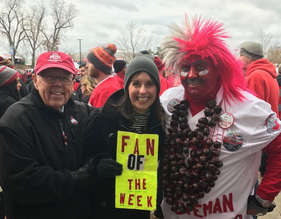 Maureen, professional speaker with Buckeye man Larry